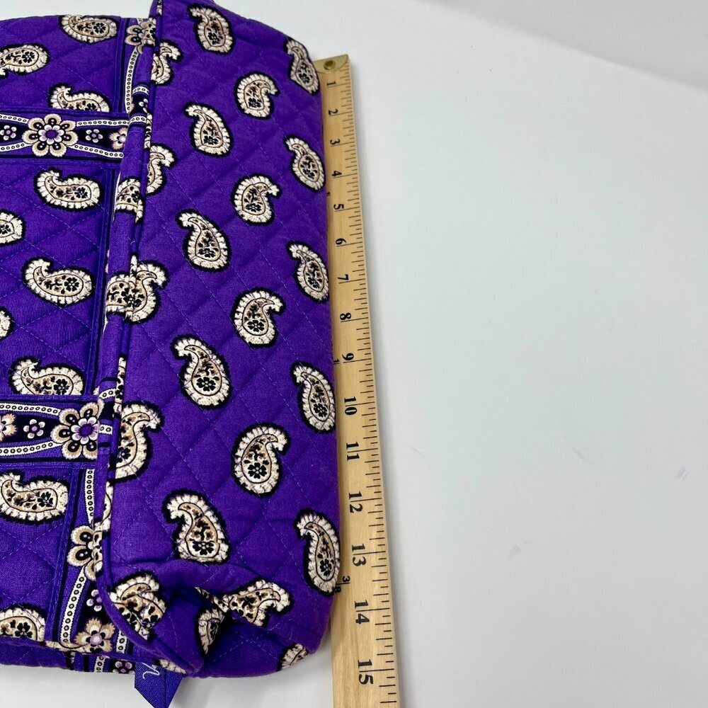 Vera Bradley Shoulder Bag NWT & NWT Matching Wristlet Simply Violet - Picture 13 of 16